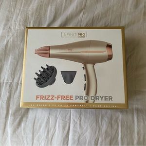 Conair InfinitiPro Frizz-Free Pro Hair Dryer Diffuser Rose Gold